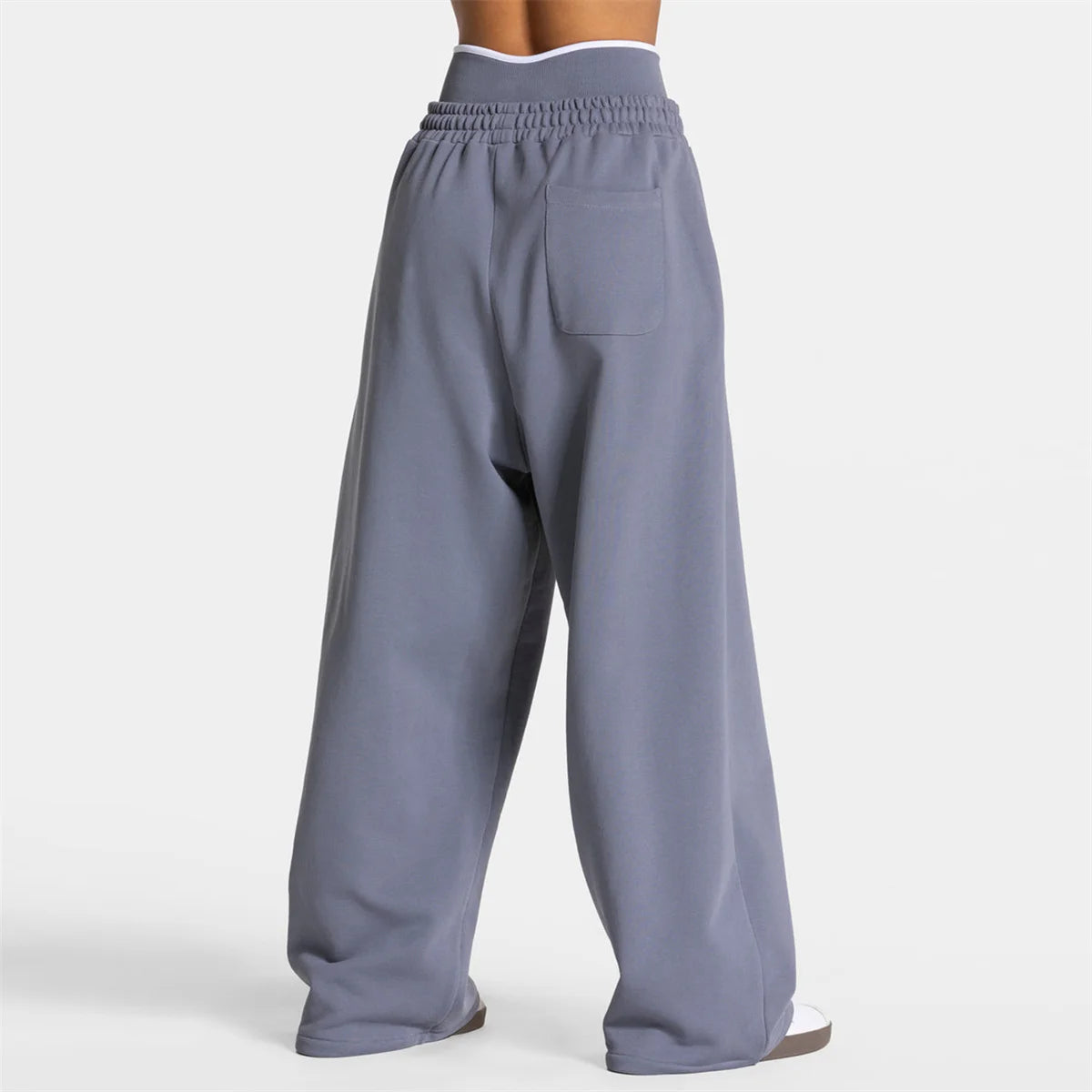 Women's Jogger Straight Trousers Trendy Sports Pants Running Yoga Pants Casual Pockets Women Loose Low Waist Wide Leg Pant Mujer