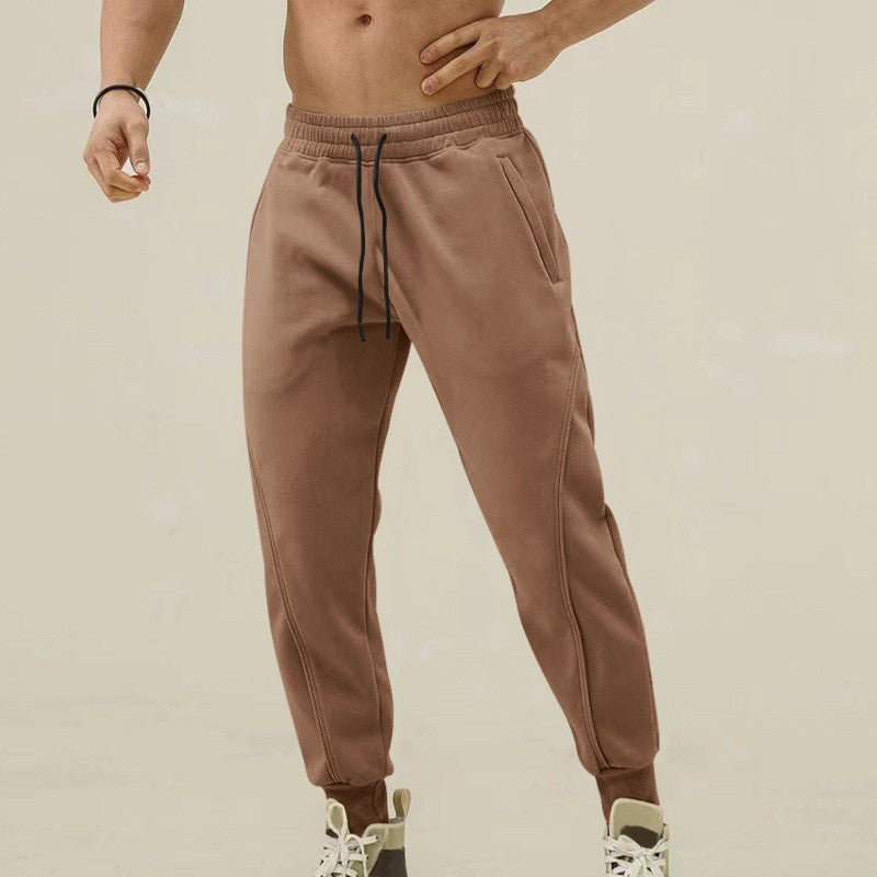 Cross-Border American-Style Sports Pants for Men, New Spring and Autumn Casual Running Fitness Loose Tapered Jogger Pants