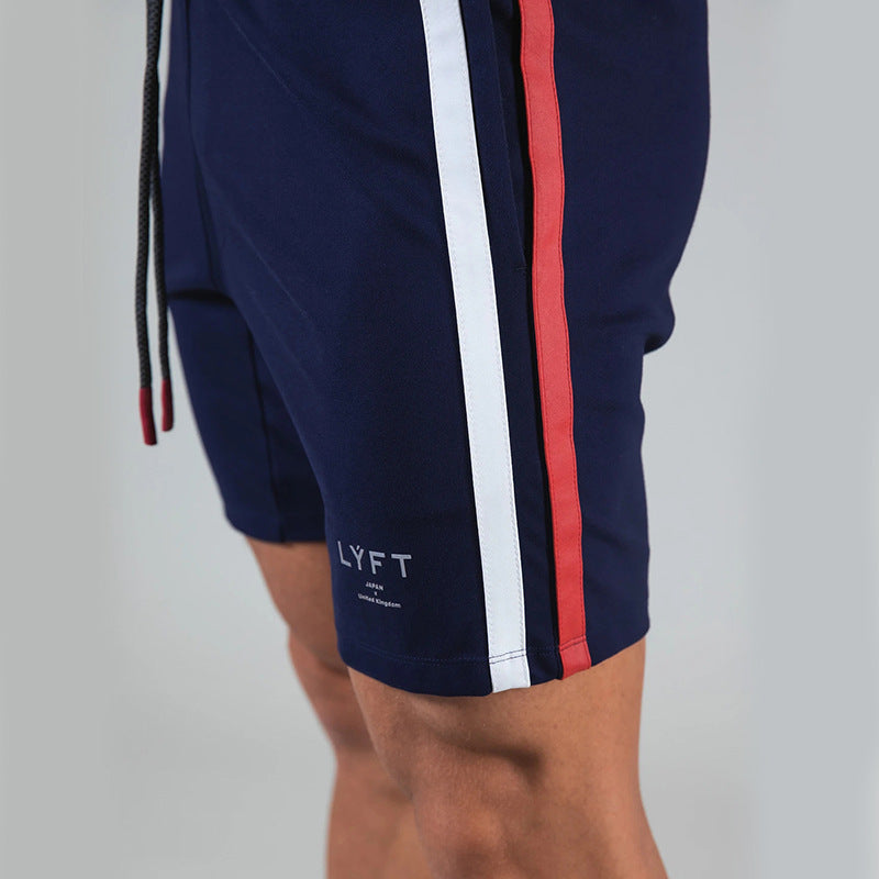 2021 spring and summer new elastic fitness shorts muscle fitness brother running sports leisure shorts men's wholesale