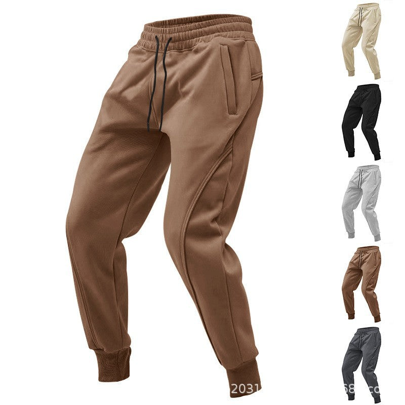 Cross-Border American-Style Sports Pants for Men, New Spring and Autumn Casual Running Fitness Loose Tapered Jogger Pants