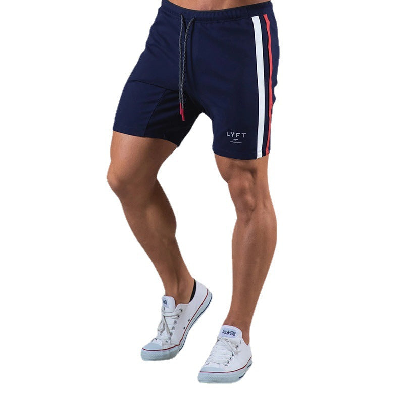 2021 spring and summer new elastic fitness shorts muscle fitness brother running sports leisure shorts men's wholesale