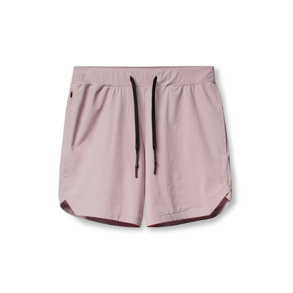 Crazy muscle men's shorts single layer woven quick-drying solid color running fitness sports casual American fifth pants