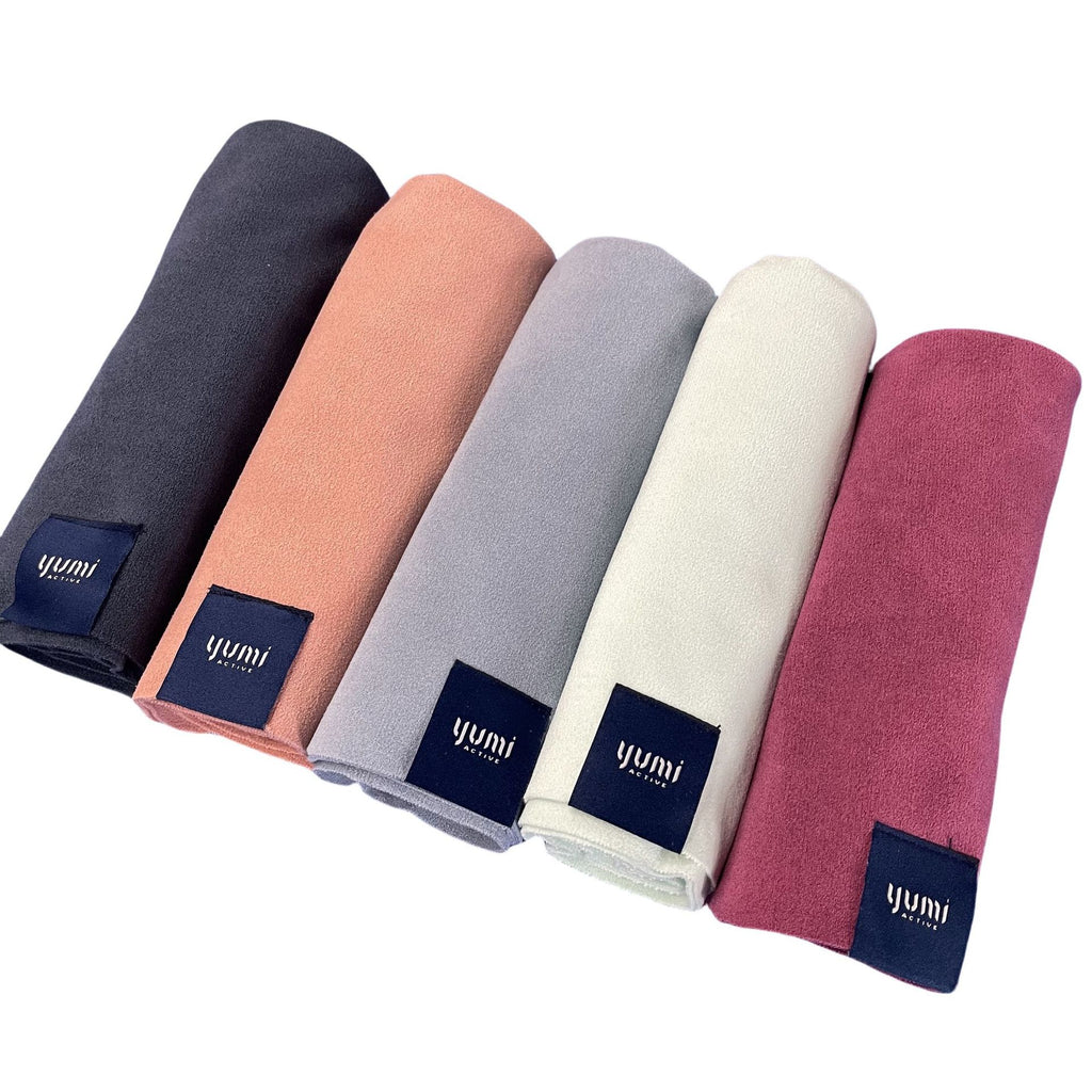 Sweat-Absorbent, Non-Slip, All-Cotton Yoga Mat Towel, Foldable Dirt-Proof Blanket