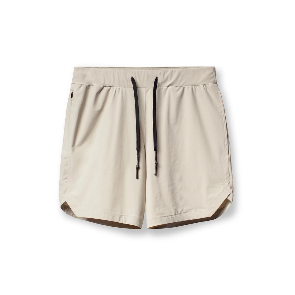 Crazy muscle men's shorts single layer woven quick-drying solid color running fitness sports casual American fifth pants
