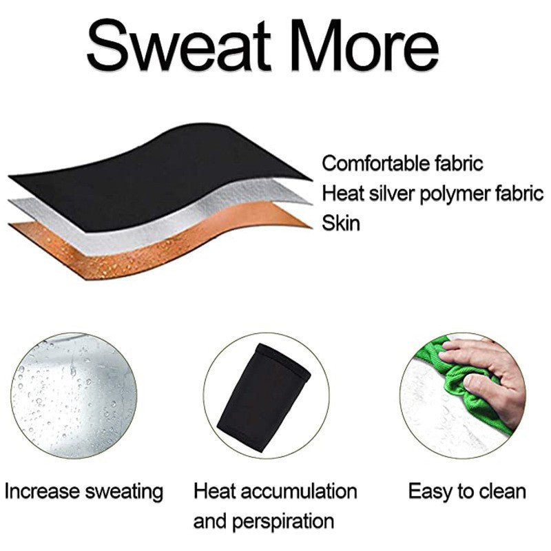 Amazon Women's Body Shaping Sweaty Arm Set Cross-border European and American Fitness Yoga Exercise Arm Sweaty Arm Belt Protector