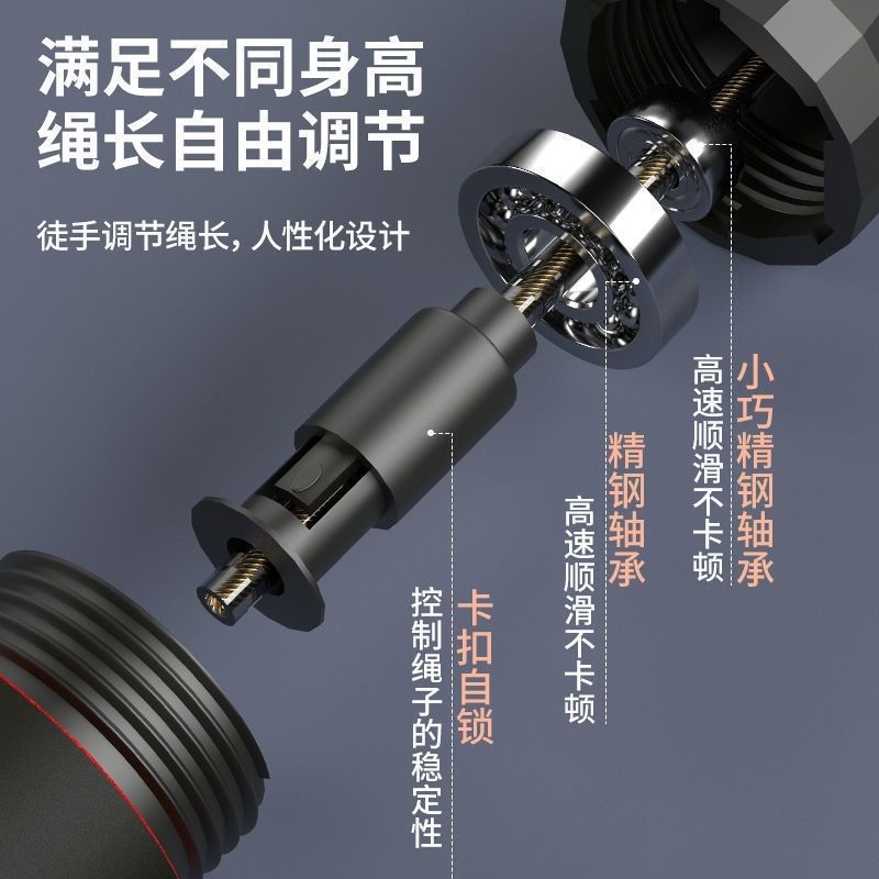 Special Competition Jump Rope for High School Entrance Exams, Steel Wire Rope for Students and Children, Amazon Cross-Border Bestseller, Weighted Bearing Pvc Jump Rope