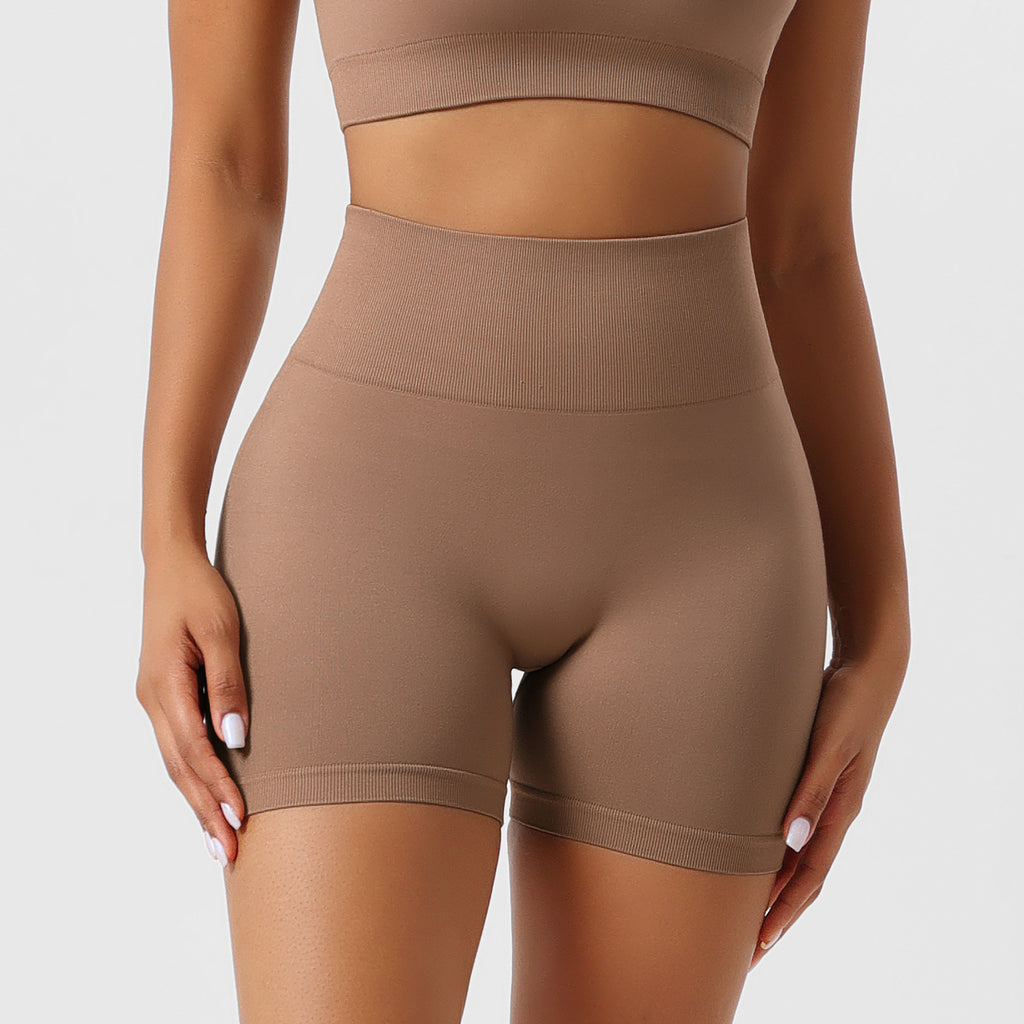 Summer Outer Wearing Non-awkward Line Sports Yoga Seamless Hip Lifting Leggings Women's High Waist Hip Abdominal Tucking Pants