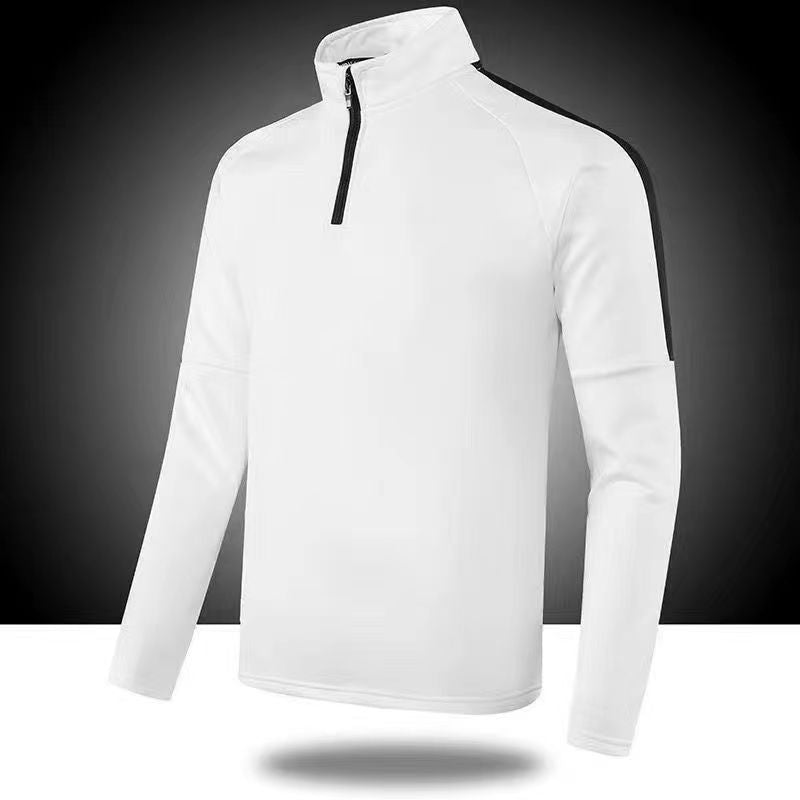Half-Zipper Training Clothes Men's Long-Sleeved Quick-Dry Running Clothes Sports Track and Field Sports T-Shirt Top Running Fitness Clothes