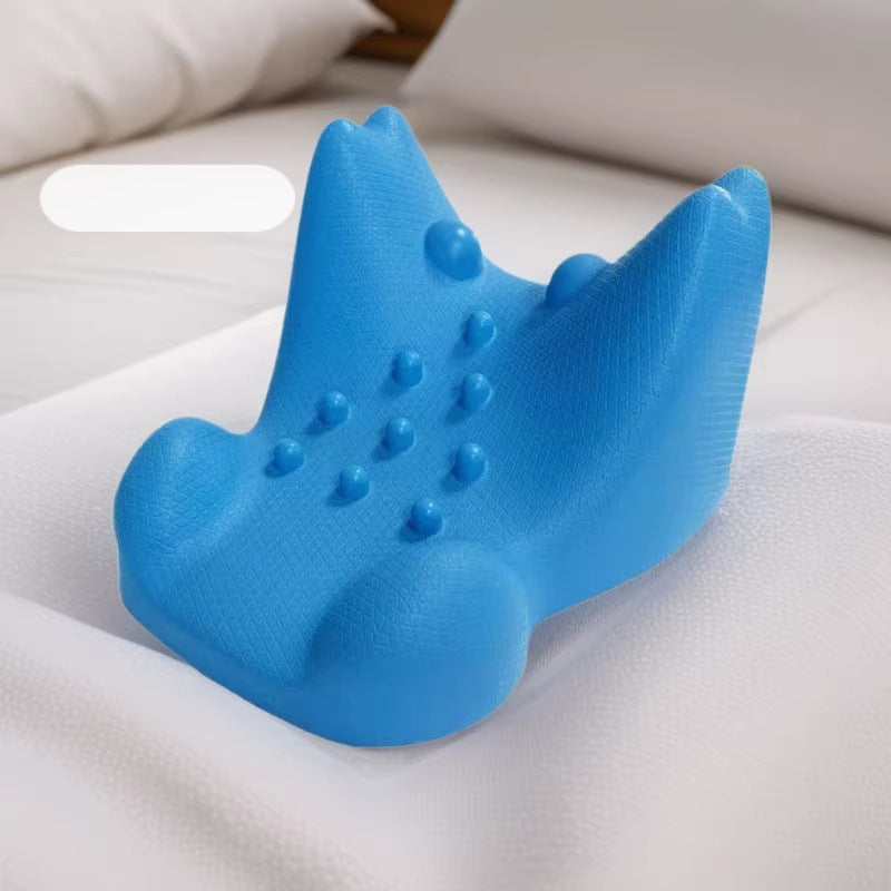 Cross-Border Supply of Pu Self-Skinning Massage Pillow, Straightening, Special Sleep Aid, Cervical Spine Pillow, Acupoint Neck Pillow
