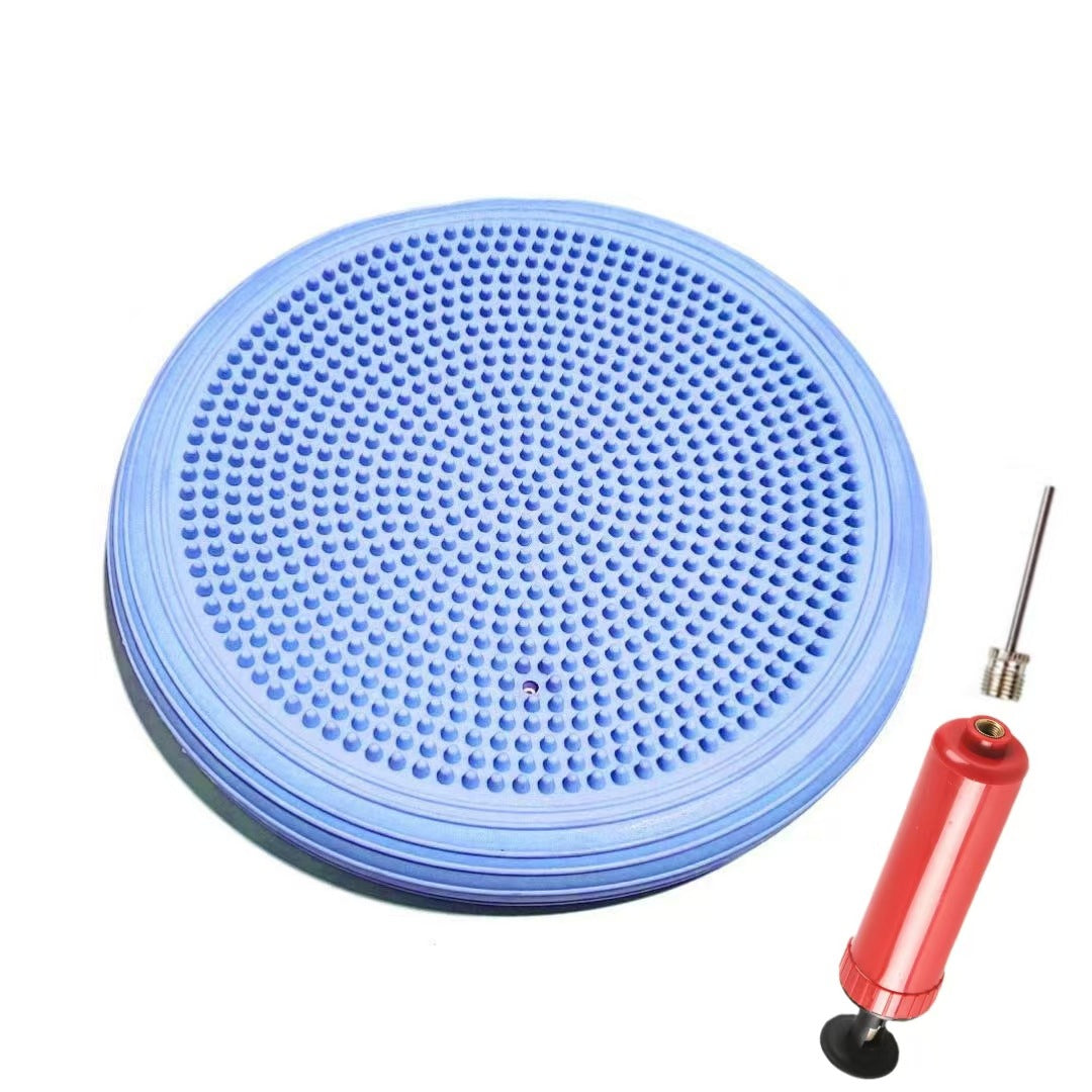 PVC Yoga Balance Mat Inflatable Massage Cushion Thickened Explosion-proof Balance Ball Sports Fitness Balance Trainer