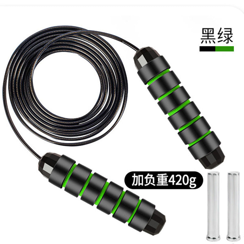 Special Competition Jump Rope for High School Entrance Exams, Steel Wire Rope for Students and Children, Amazon Cross-Border Bestseller, Weighted Bearing Pvc Jump Rope