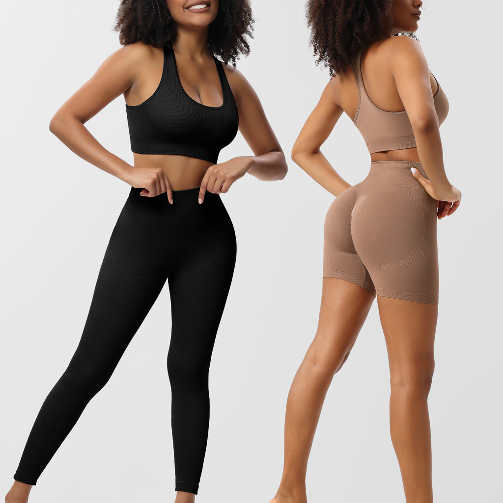 Summer Outer Wearing Non-awkward Line Sports Yoga Seamless Hip Lifting Leggings Women's High Waist Hip Abdominal Tucking Pants