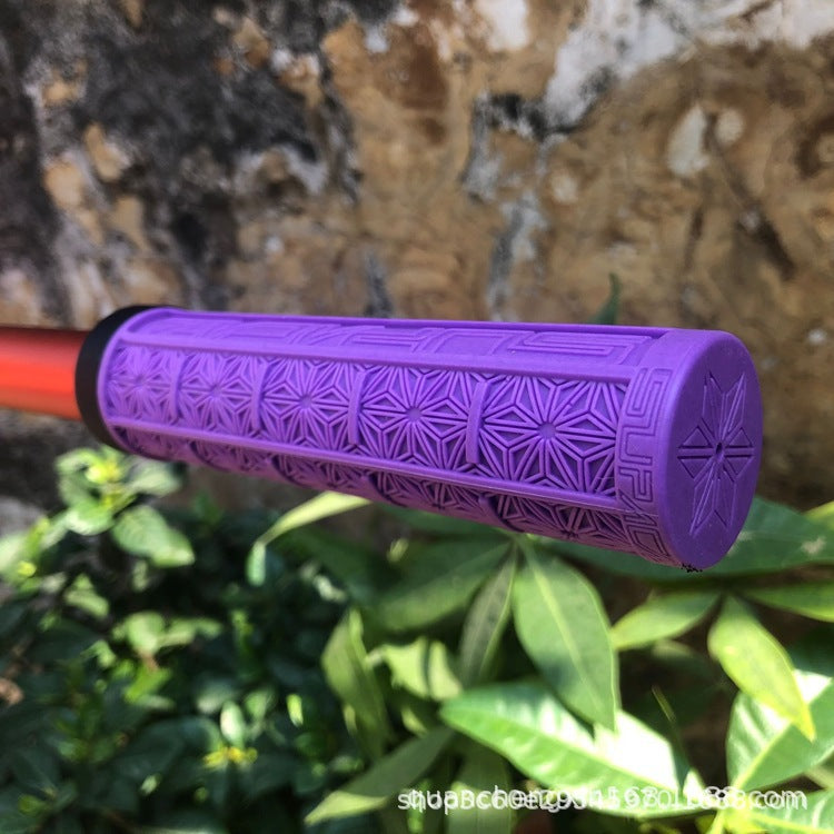 Cross-border wholesale Supacaz chrysanthemum handle set mountain bike silicone handle set off-road single lock shock-absorbing non-slip handle