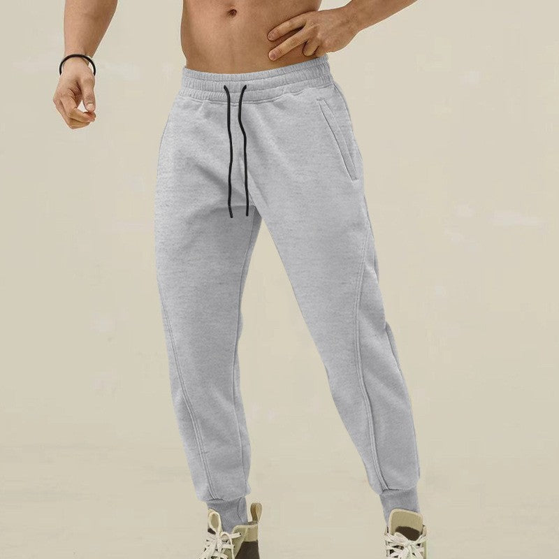 Cross-Border American-Style Sports Pants for Men, New Spring and Autumn Casual Running Fitness Loose Tapered Jogger Pants