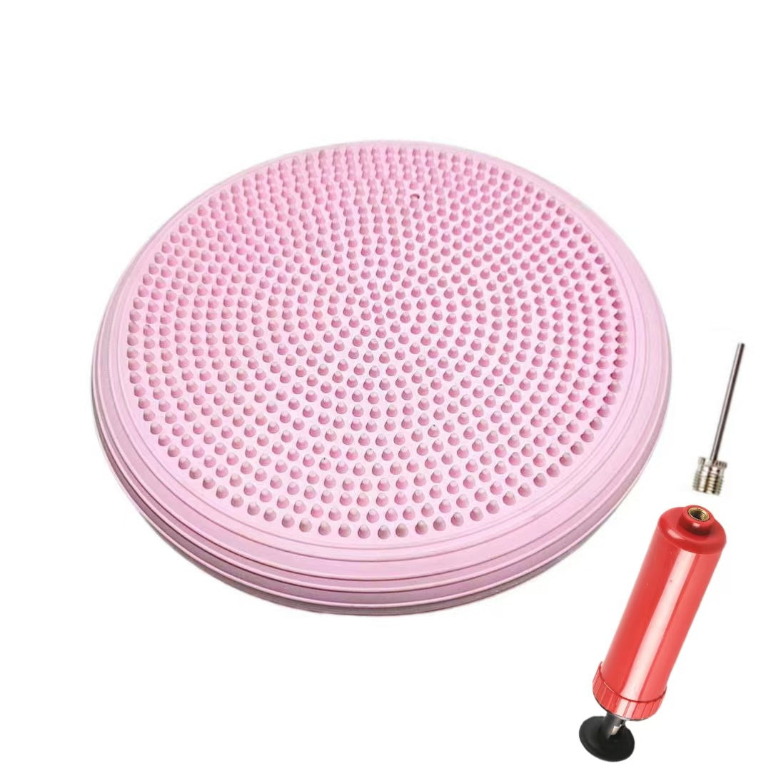 PVC Yoga Balance Mat Inflatable Massage Cushion Thickened Explosion-proof Balance Ball Sports Fitness Balance Trainer