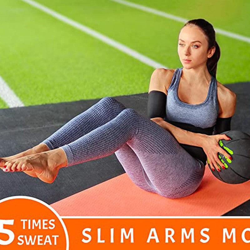 Amazon Women's Body Shaping Sweaty Arm Set Cross-border European and American Fitness Yoga Exercise Arm Sweaty Arm Belt Protector