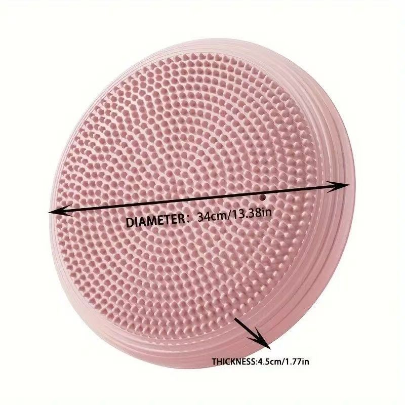 PVC Yoga Balance Mat Inflatable Massage Cushion Thickened Explosion-proof Balance Ball Sports Fitness Balance Trainer