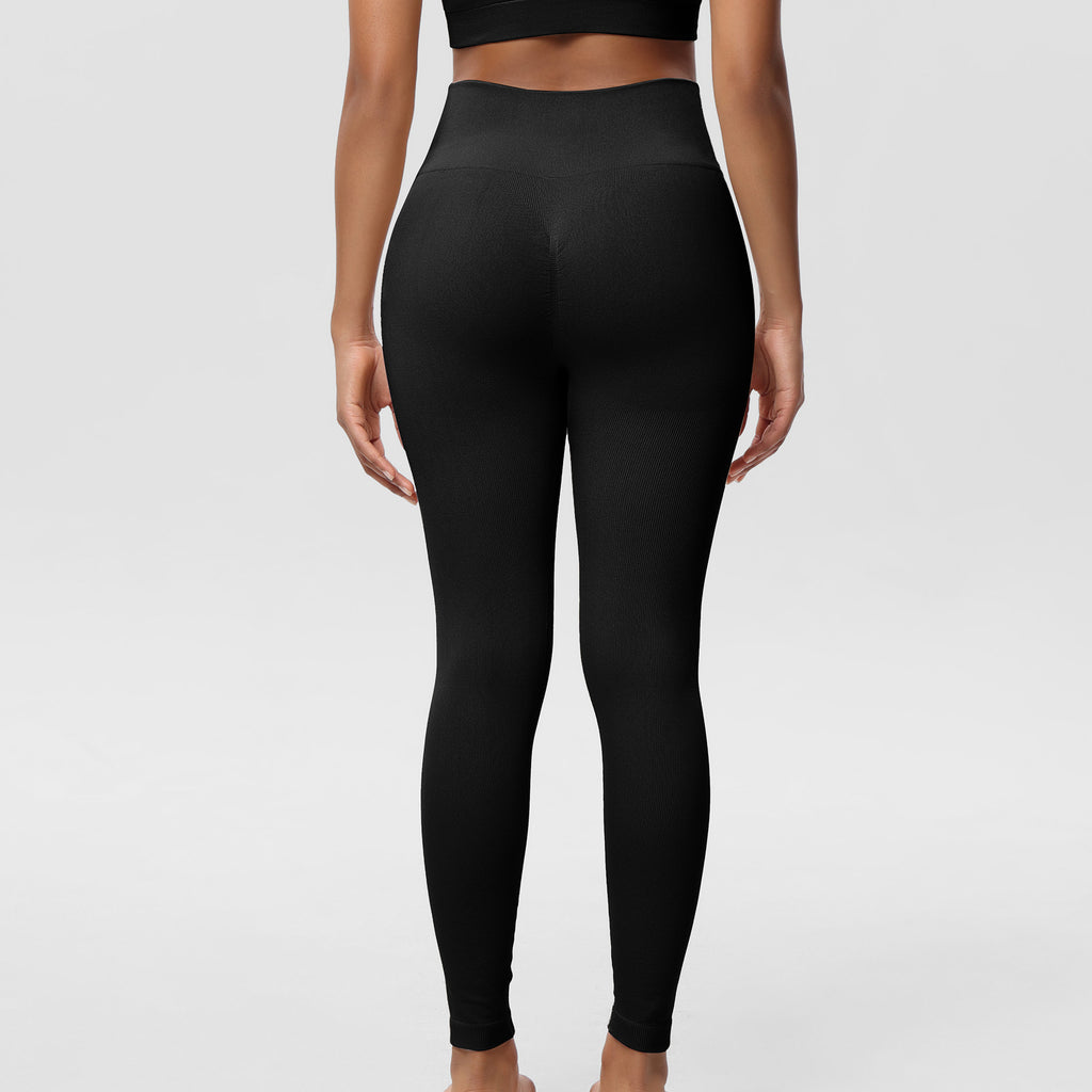 Summer Outer Wearing Non-awkward Line Sports Yoga Seamless Hip Lifting Leggings Women's High Waist Hip Abdominal Tucking Pants