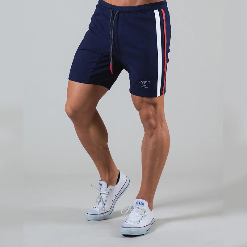 2021 spring and summer new elastic fitness shorts muscle fitness brother running sports leisure shorts men's wholesale