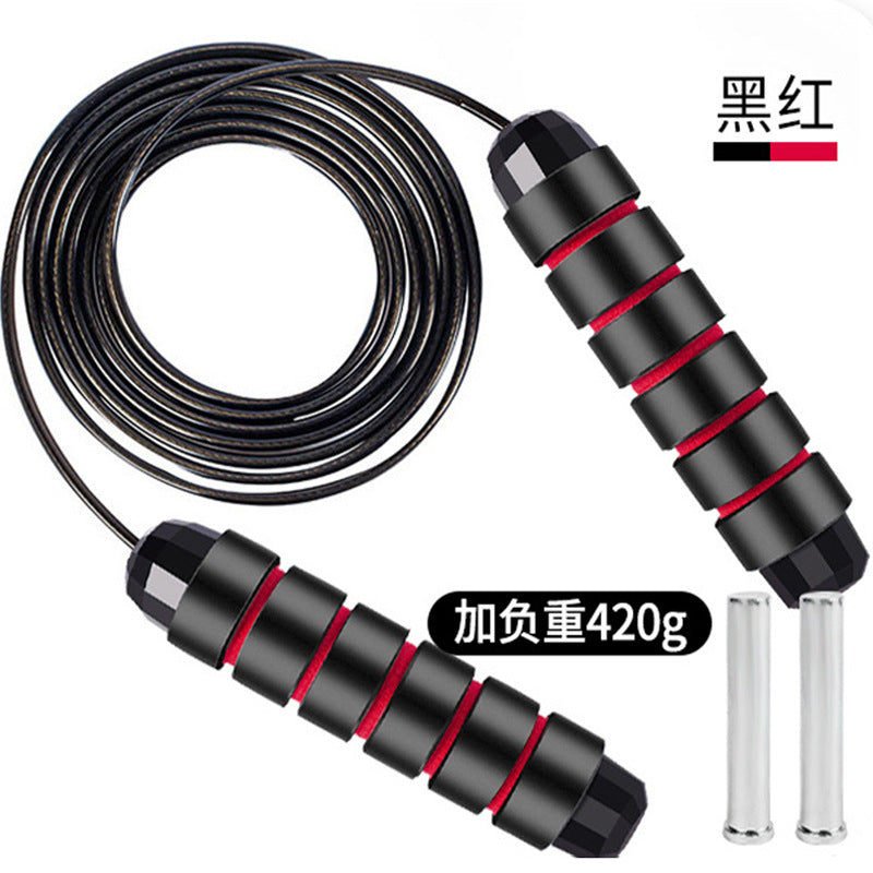 Special Competition Jump Rope for High School Entrance Exams, Steel Wire Rope for Students and Children, Amazon Cross-Border Bestseller, Weighted Bearing Pvc Jump Rope