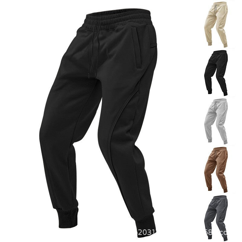Cross-Border American-Style Sports Pants for Men, New Spring and Autumn Casual Running Fitness Loose Tapered Jogger Pants