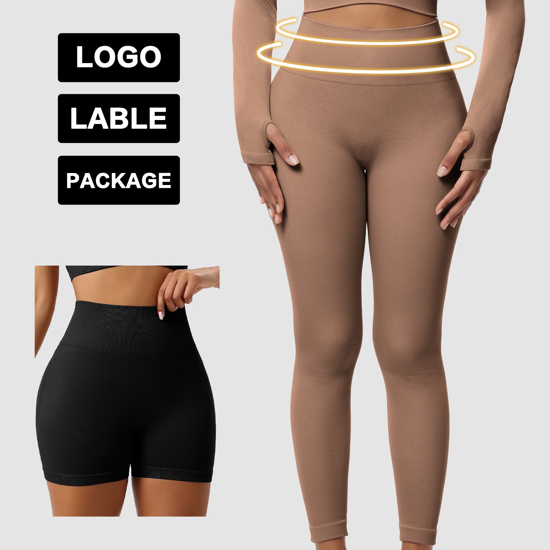 Summer Outer Wearing Non-awkward Line Sports Yoga Seamless Hip Lifting Leggings Women's High Waist Hip Abdominal Tucking Pants