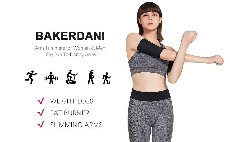 Amazon Women's Body Shaping Sweaty Arm Set Cross-border European and American Fitness Yoga Exercise Arm Sweaty Arm Belt Protector