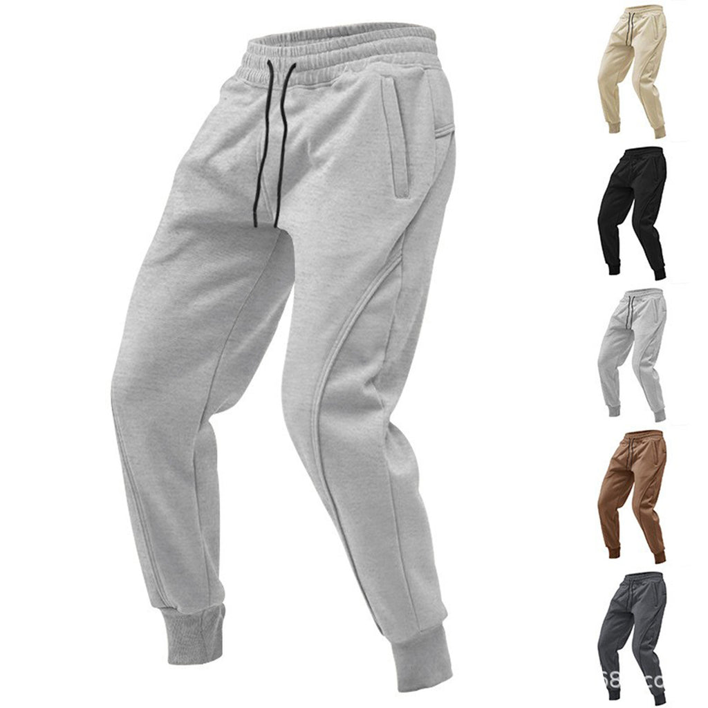 Cross-Border American-Style Sports Pants for Men, New Spring and Autumn Casual Running Fitness Loose Tapered Jogger Pants