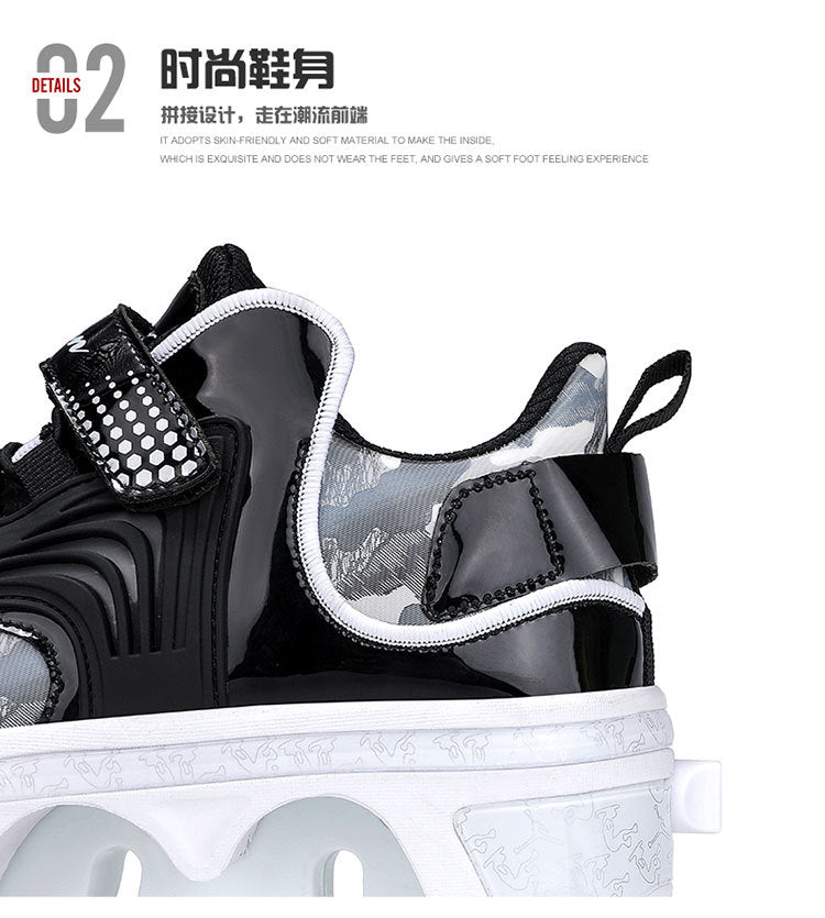 Pulley heloo shoes roller skates four-wheel deformation shoes double-row wheel shoes four-wheel two-wheel skates
