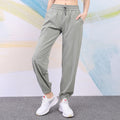 Women's Sports Pants Breathable Running Thin Leg Long Outdoor High Waist Quick-drying Loose Casual Yoga Fitness Pants
