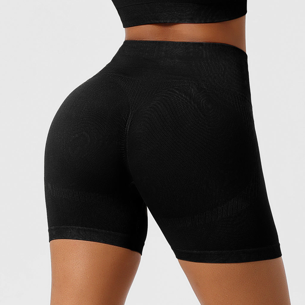 Summer Outer Wearing Non-awkward Line Sports Yoga Seamless Hip Lifting Leggings Women's High Waist Hip Abdominal Tucking Pants