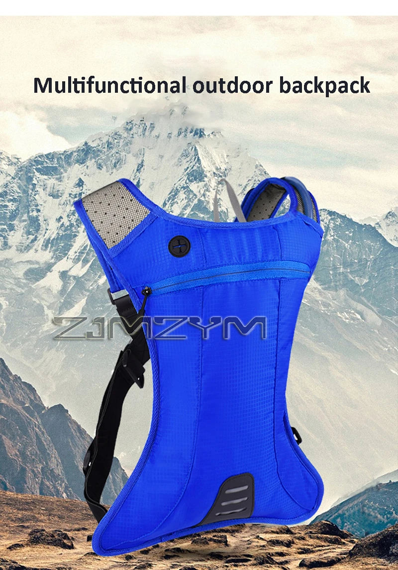 Waterproof Hydration Backpack Comfortable Breathable Sport Water Bag Backpacks With 2L Water Bag For Running Cycling Tourism