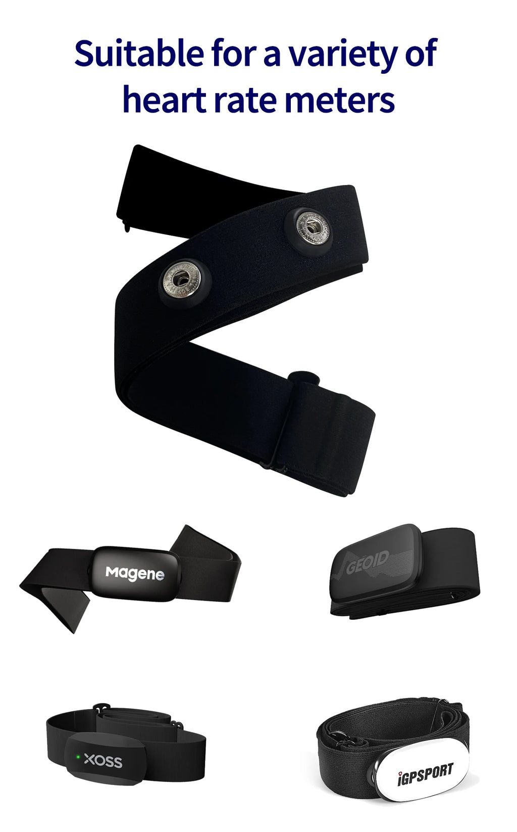 For Garmin Bryton XOSS iGPSPORT Wahoo heart rate monitor Magene heart rate monitor chest strap for wireless connection Armband