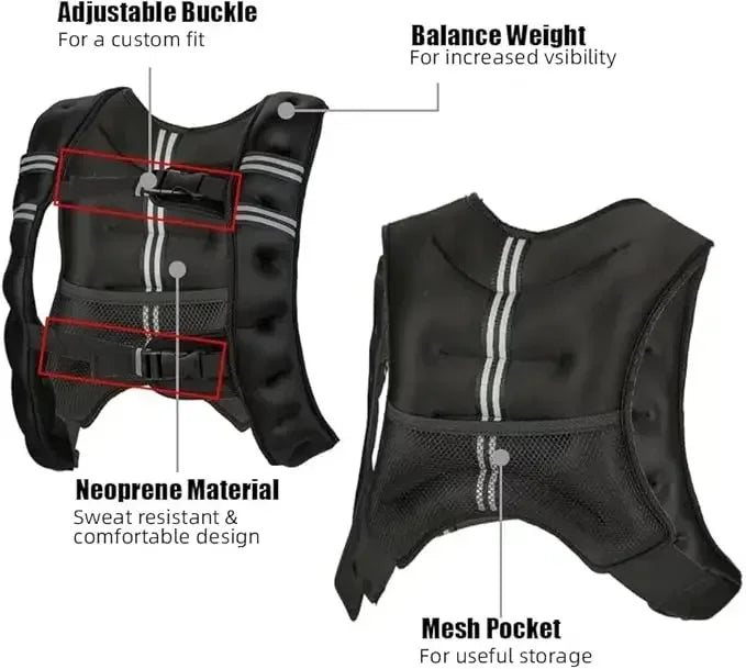 Cooling Breathable Weighted Vest for Men Women, 5kg load design, suitable for walking, fitness and daily cardio training