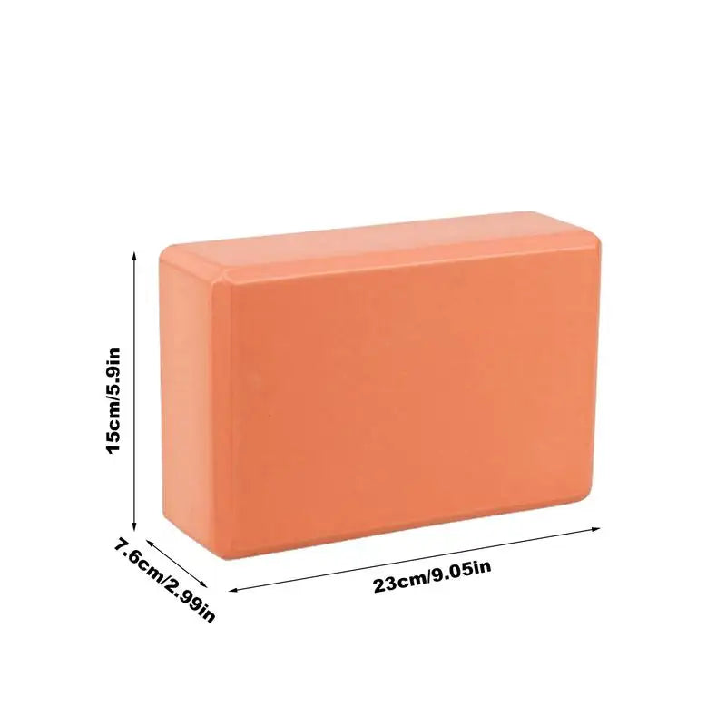 High Density Yoga Blocks Anti-Slip EVA Yoga Brick Foam Blocks Supportive Lightweight Eco Friendly Foam Fitness Yoga Accessories