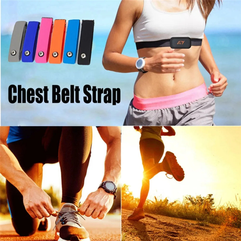 Adjustable Wireless Band Strap Heart Rate Sensing Heart Rate Monitor Strap Chest Strap Bluetooth Heart Rate Monitor Chest Belt
