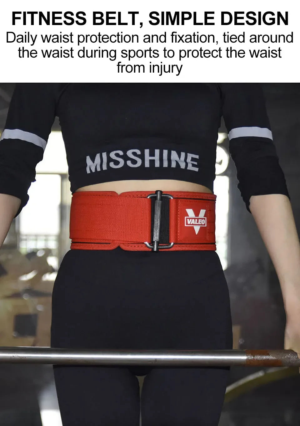 Self-Locking Weight Lifting Belt - Premium Weightlifting Belt for  Functional Fitness,Weight Lifting,Olympic Lifting Athletes