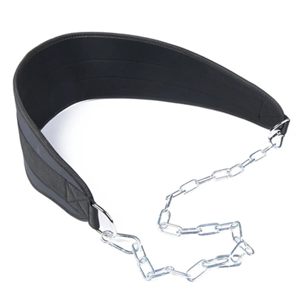 Pull up - Upper body strength weight-bearing belt, commercial bodybuilding room, sports barbell plate belt, fitness equipment