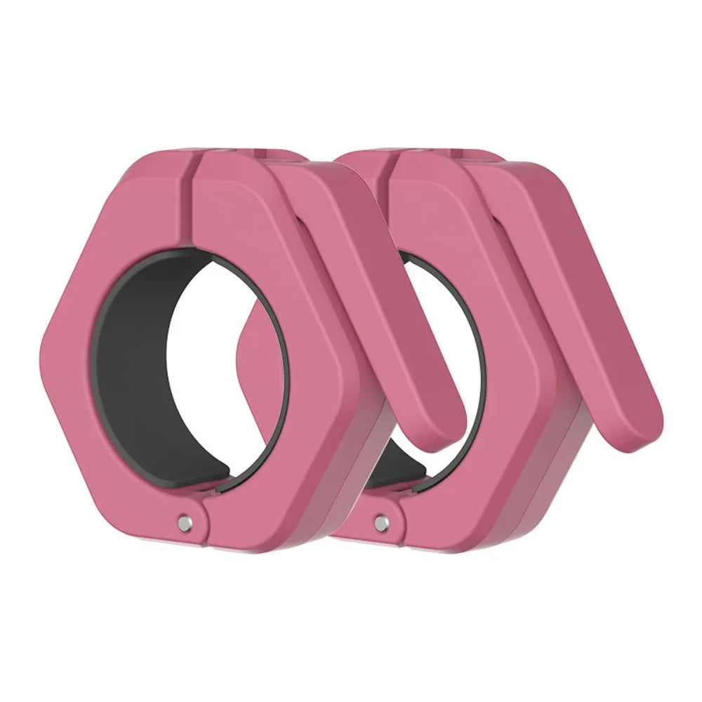 Magnetic Weightlifting Barbell Clamps Hexagon Quick Release Barbell Spin Lock Universal Deadlift Barbell Collars Trap Bar