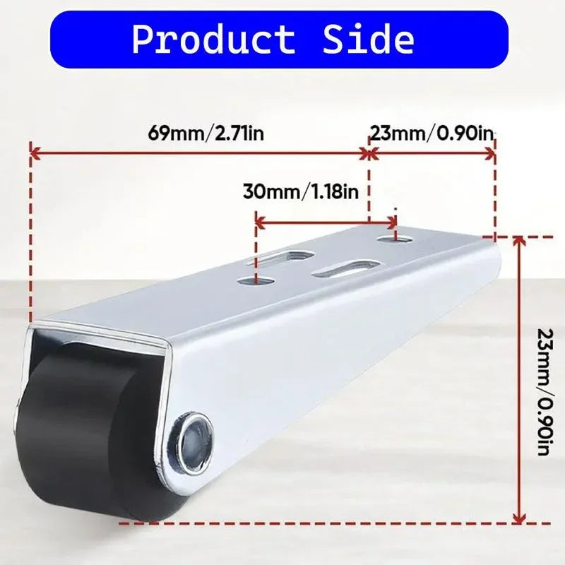 Movable Directional Wheel, Solid Simple Fixed Roller, Table Foot, Mini Mobile Roller, Flexible, Silent Anti-Wear Wheel, Roller