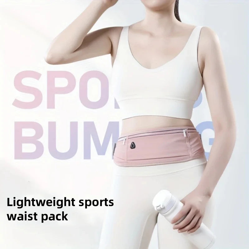 Running Waist Bag Men Women Invisible Elastic Running Belt Multifunction Sports Mobile Phone Waist Belt Bag Gym Fitness Marathon
