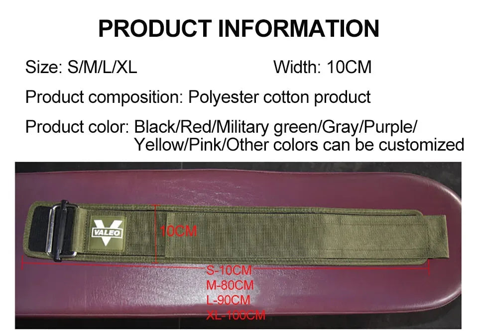 Self-Locking Weight Lifting Belt - Premium Weightlifting Belt for  Functional Fitness,Weight Lifting,Olympic Lifting Athletes