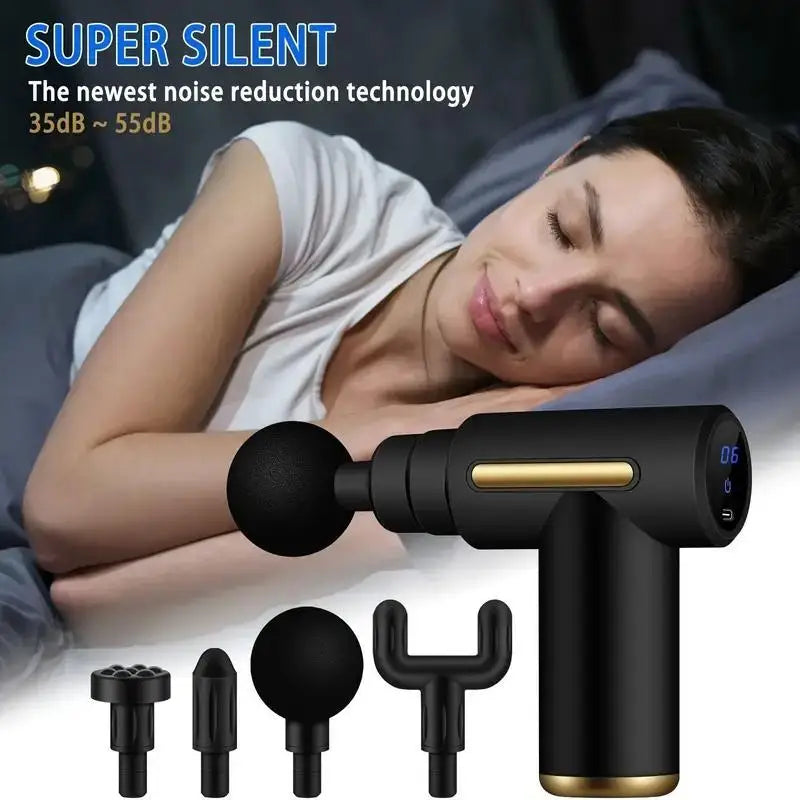Mini Muscle Massage Gun Portable Deep Handheld Percussion Massager for Body Back Neck And Leg Pain Relief