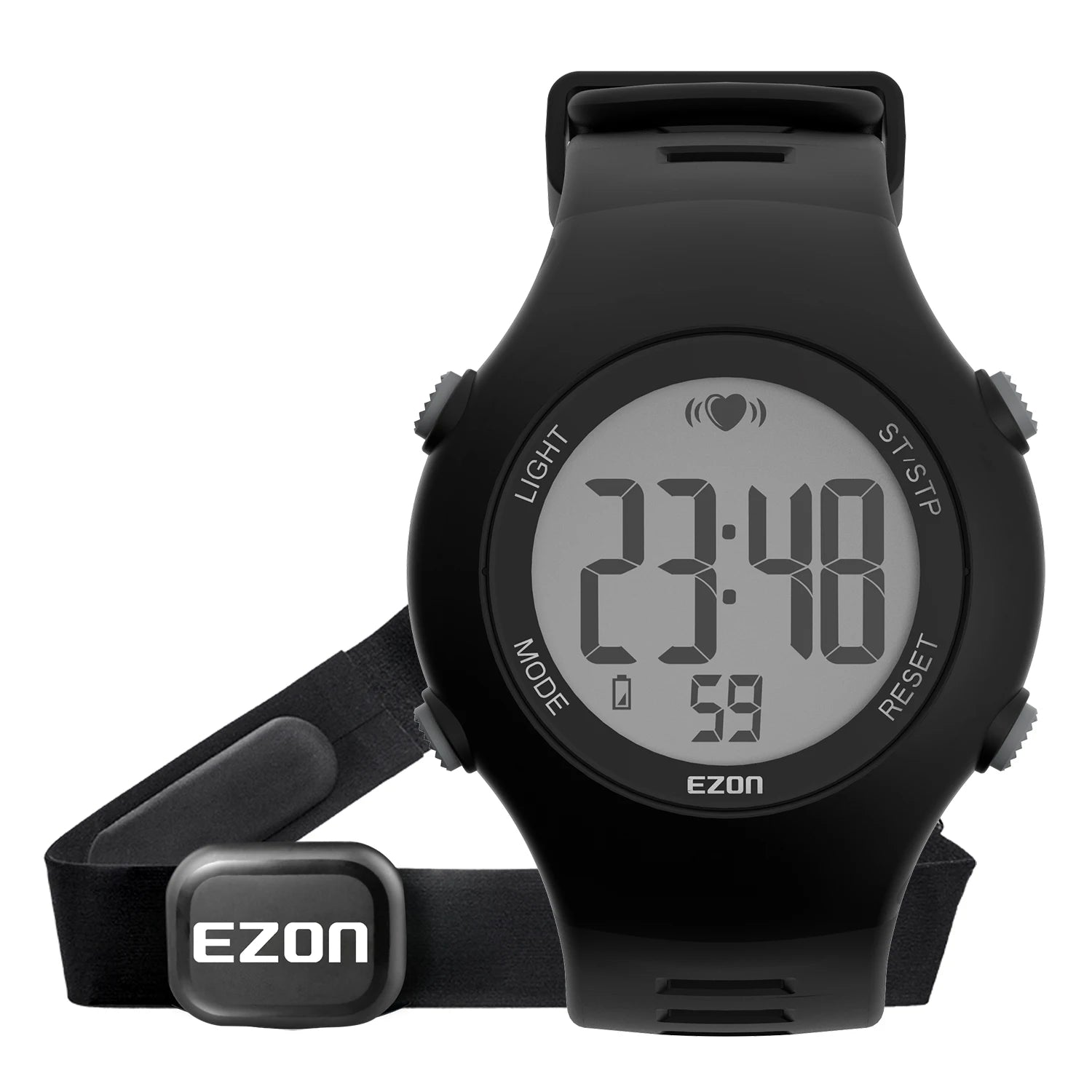 Heart Rate Monitor Men Women Outdoor Running Cycling Sports Digital Watches With Chest Strap Fitness Sensor Counter