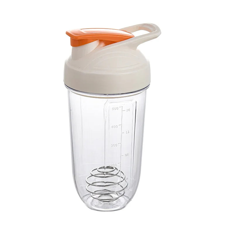 680ml Shaker Bottle Protein Shaker Fitness Bottle Plastic Bottle with Stainless Ball for Fitness Enthusiasts Athletes Sports Cup