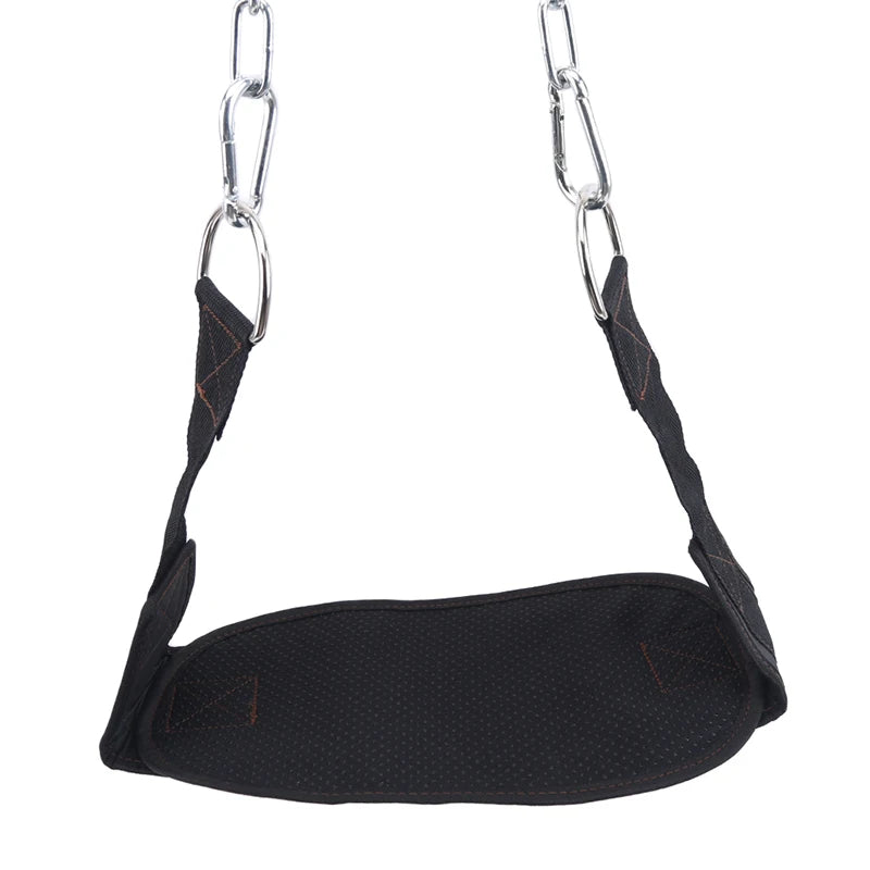 Thick Heavy Duty Weight Lifting Belt with Chain Dipping Belt Pull Up Chin Up Kettlebell Barbell Fitness Bodybuilding Gym Belt