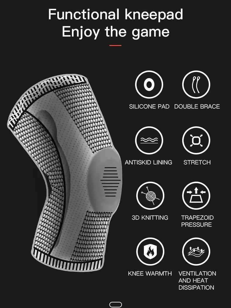  Knee Brace Compression Sleeve Support for Women & Men Knee Pain Meniscus Tear, ACL & Arthritis Pain Relief Knee Sleeves