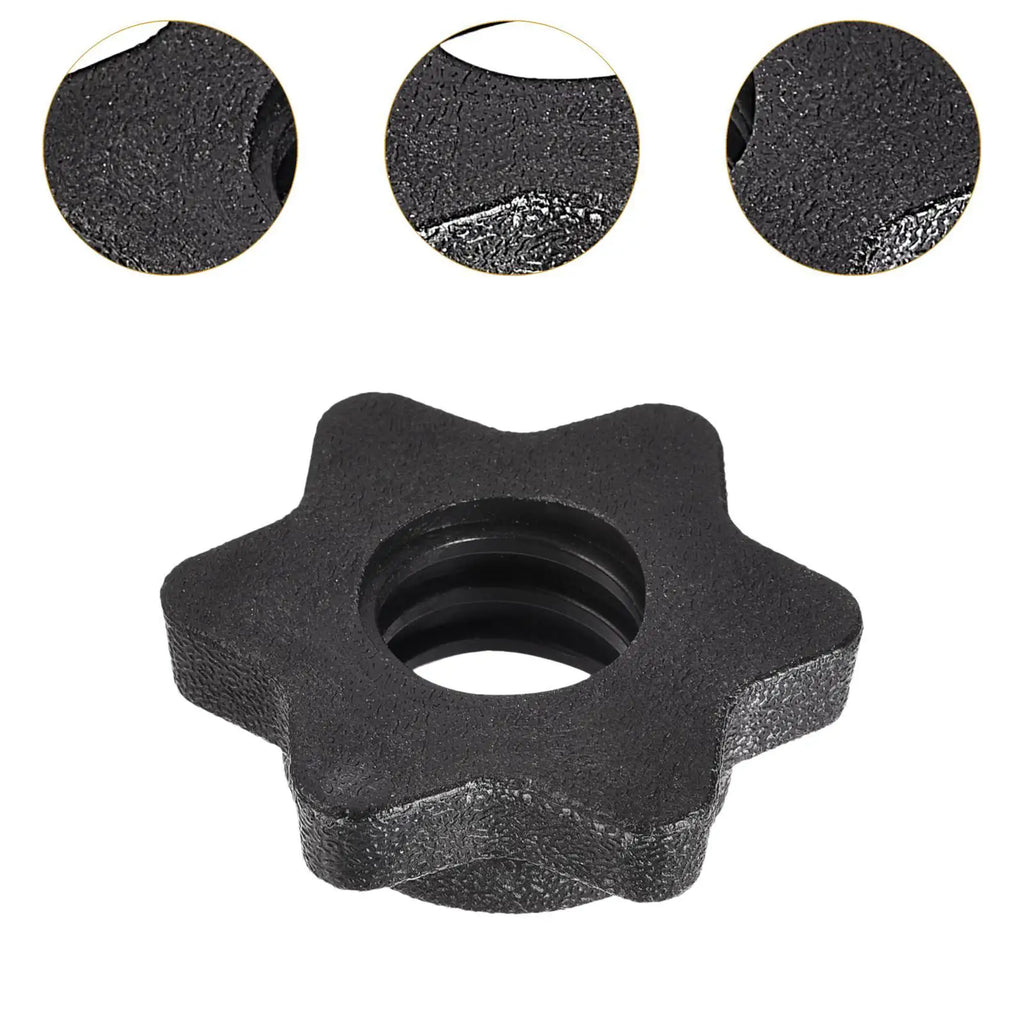 2Pcs Barbell Screw Collars Equipment Steel Replacement for 25mm/0.98inch Bars for Workout Outdoor Indoor Fitness Home Gym