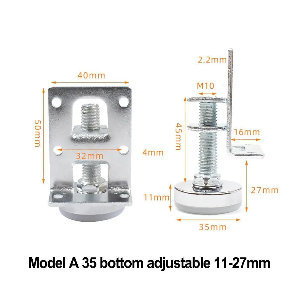 Adjustable Leveling Feet Heavy Duty Height Adjuster Furniture Leveler Foot Leveler Legs For Cabinet Table Workbench