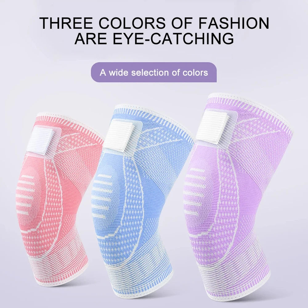 1PCS Knee Brace Compression Sleeve with Strap,Knee Support Braces for Women & Men Knee Pain Relief,Knee Sleeves for Arthritis